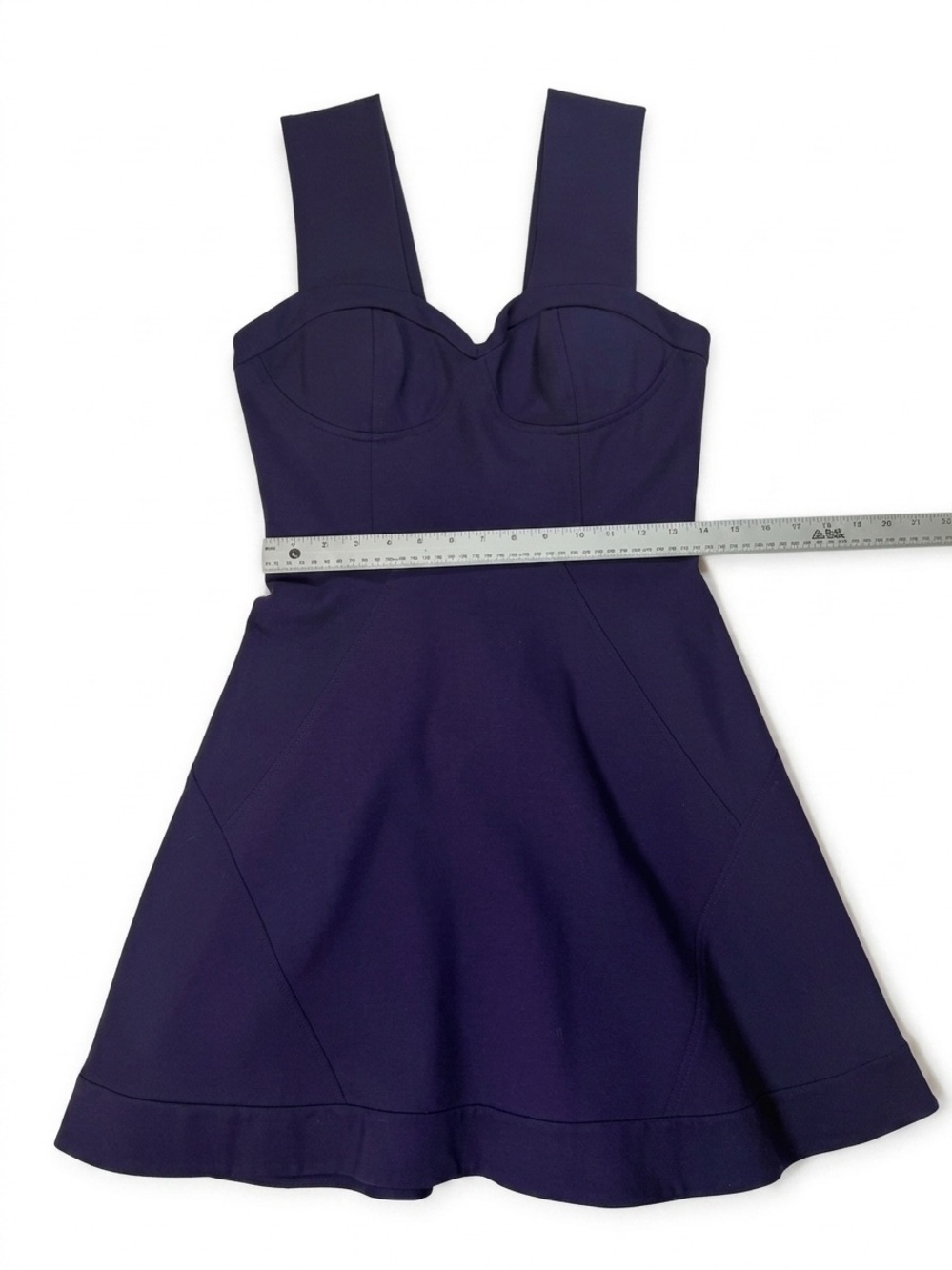 Rebecca Minkoff Purple Bustier Dress Sweetheart Neck Cocktail Dress Size 4 - Picture 10 of 13